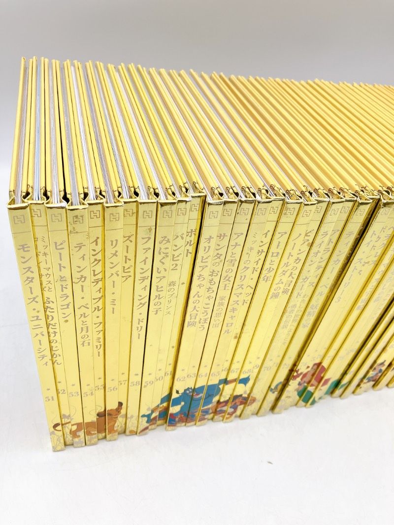 100冊 ディズニーゴールデンブックコレクション 白雪姫 バンビ トイストーリー カーズ ニモ モンスターズインク ライオンキング アラジン リトルマーメイド ピノキオ ドリー WWW_NOITHATQUANGTHANH_NET