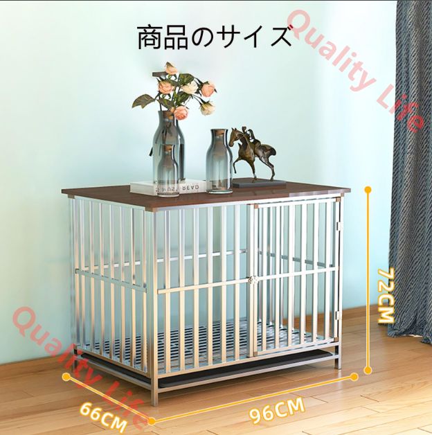 頑丈で耐久性があり 大型犬用ケージ