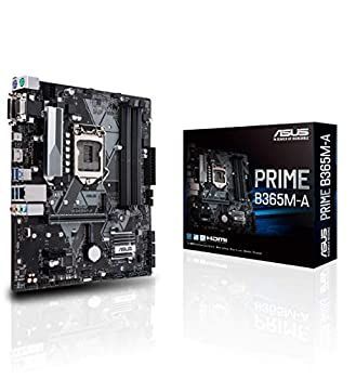 【中古】【非常に良い】ASUS Prime B365M-A LGA 1151（H4スロット）Micro ATXマザーボード（DDR4-SDRAM、DIMM、2133、2400、2666 MHz、デュアル、64 GB、Intel）