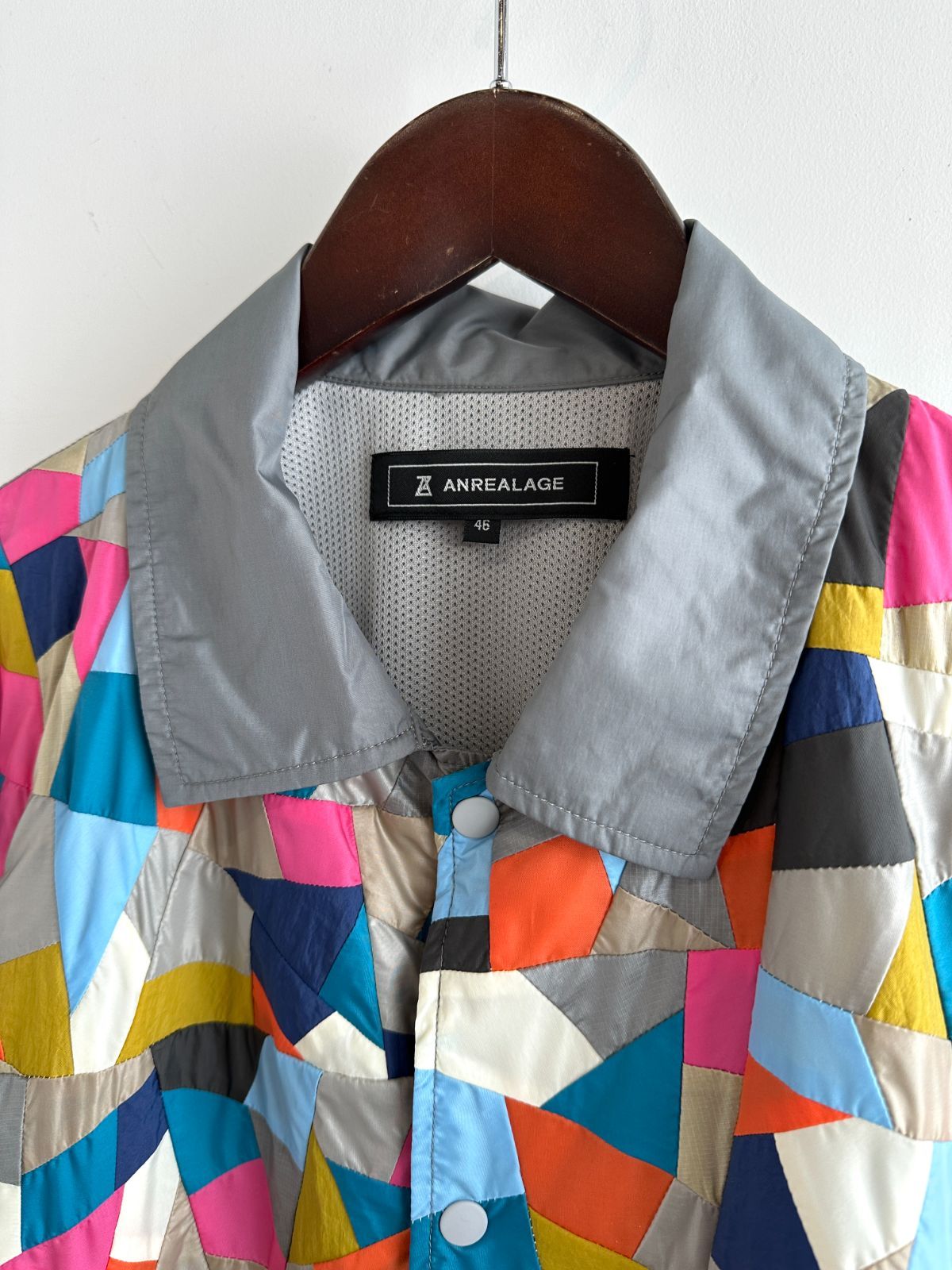 ANREALAGE(アンリアレイジ) パッチワークコーチジャケット(マルチ