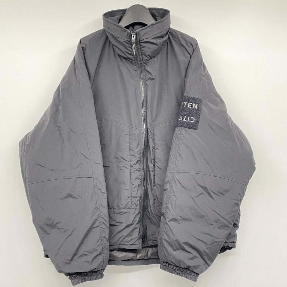 【中古】TAIONxCITEN　ダウン ジャケット　サイズL　ブラック タイオン シテン[17]
