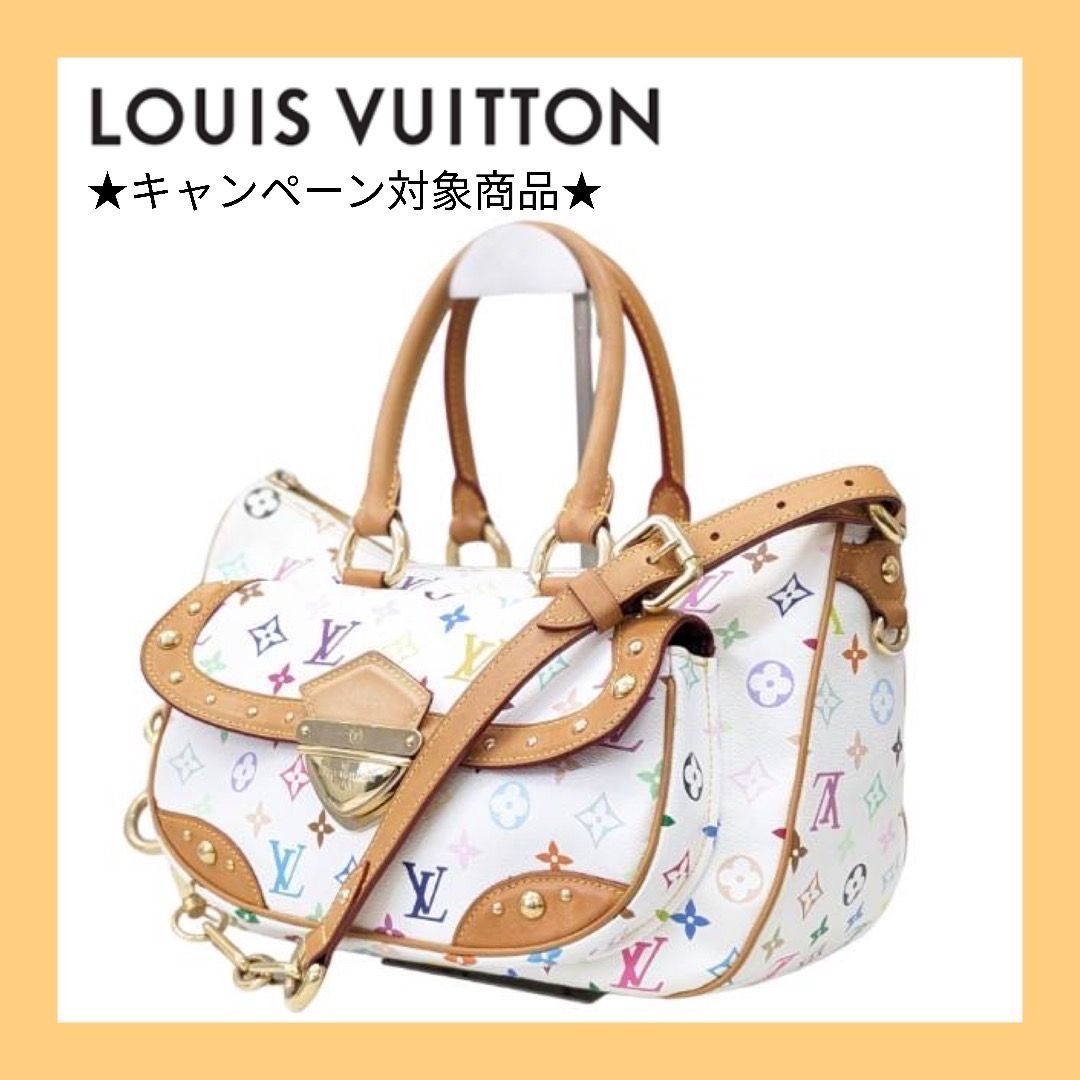 オープニング価格 レア【美品】LOUIS VUITTON ルイヴィトン リタ ブロン M40125 モノグラム マルチカラー ショルダーバッグ  ハンドバッグ レディース - メルカリ