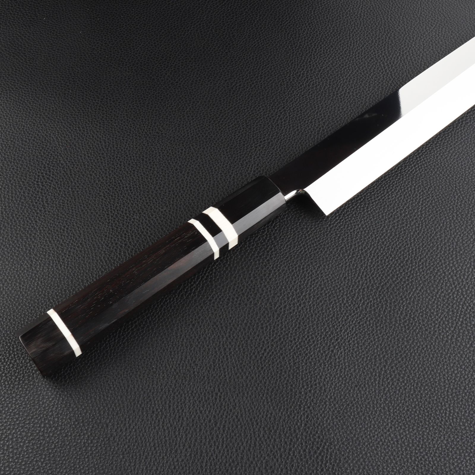 切付柳刃包丁 刺身包丁 尺（刃渡り300mm）通常鏡面仕上げ 本刃付け