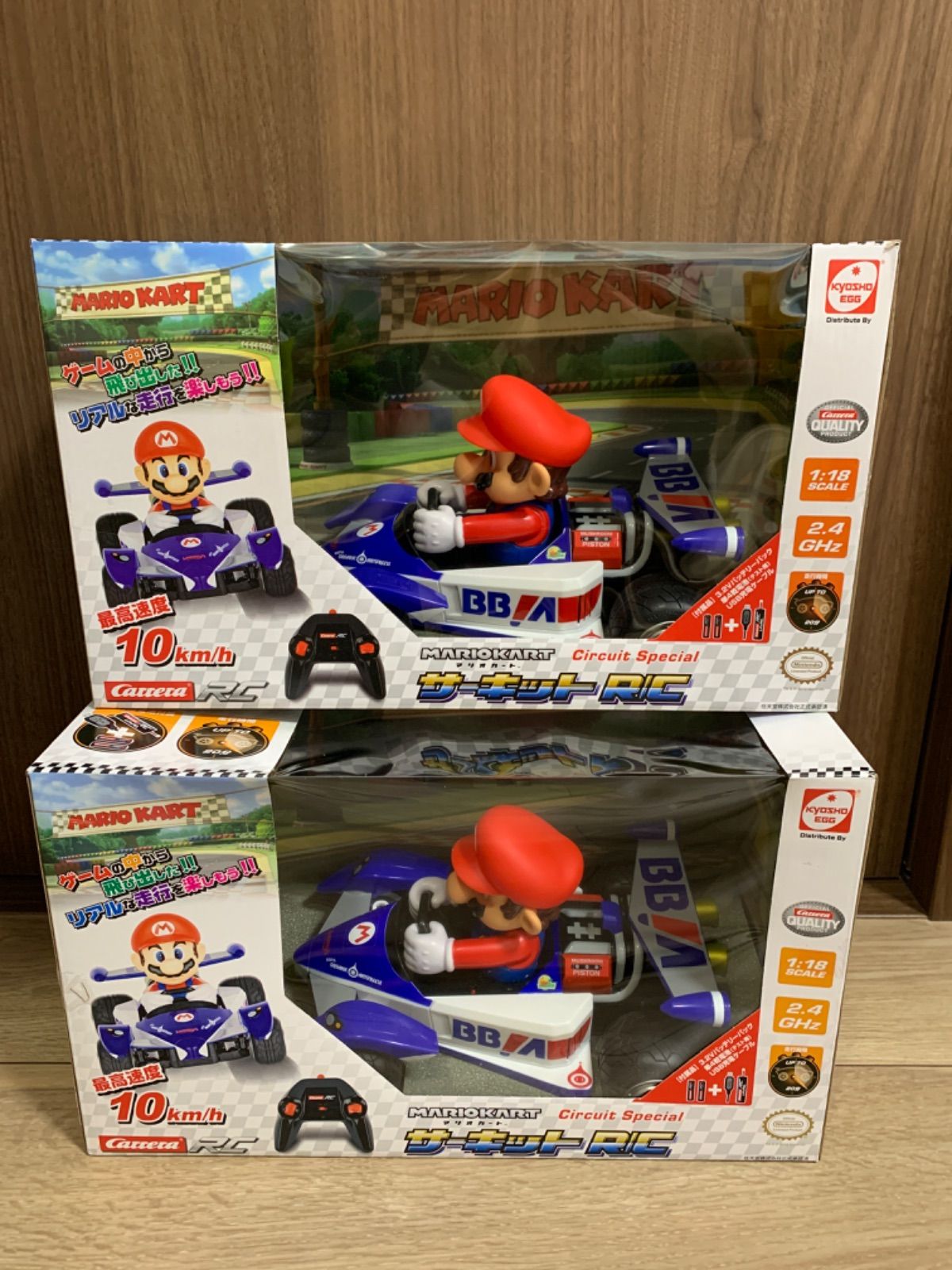 新品 2台セット ラジコン TV003 マリオカート サーキットR/C マリオ