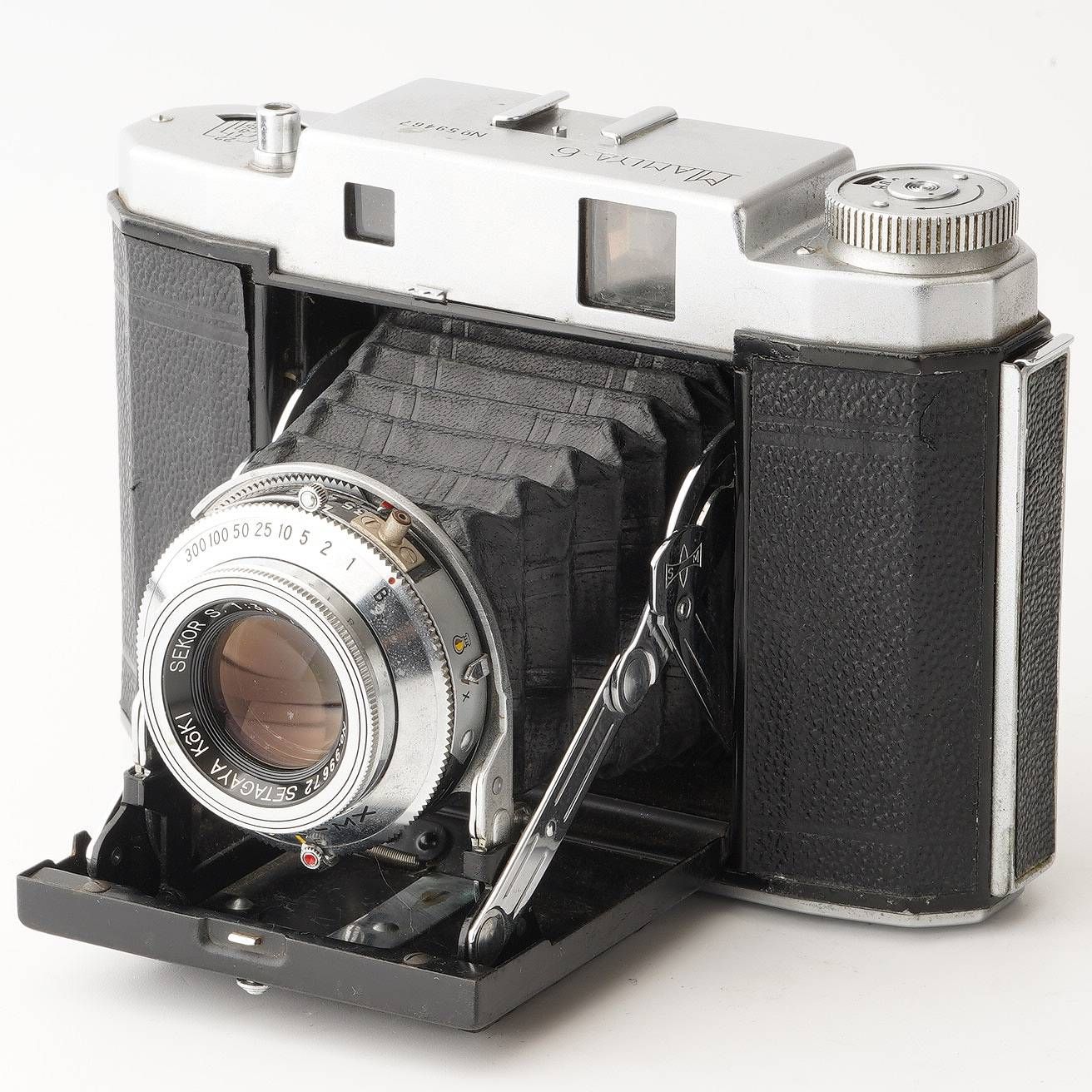 マミヤ Mamiya six 6 K II SETAGAYA KOKI SEKOR S. 7.5cm F3.5 75mm 6x6 6x4.5