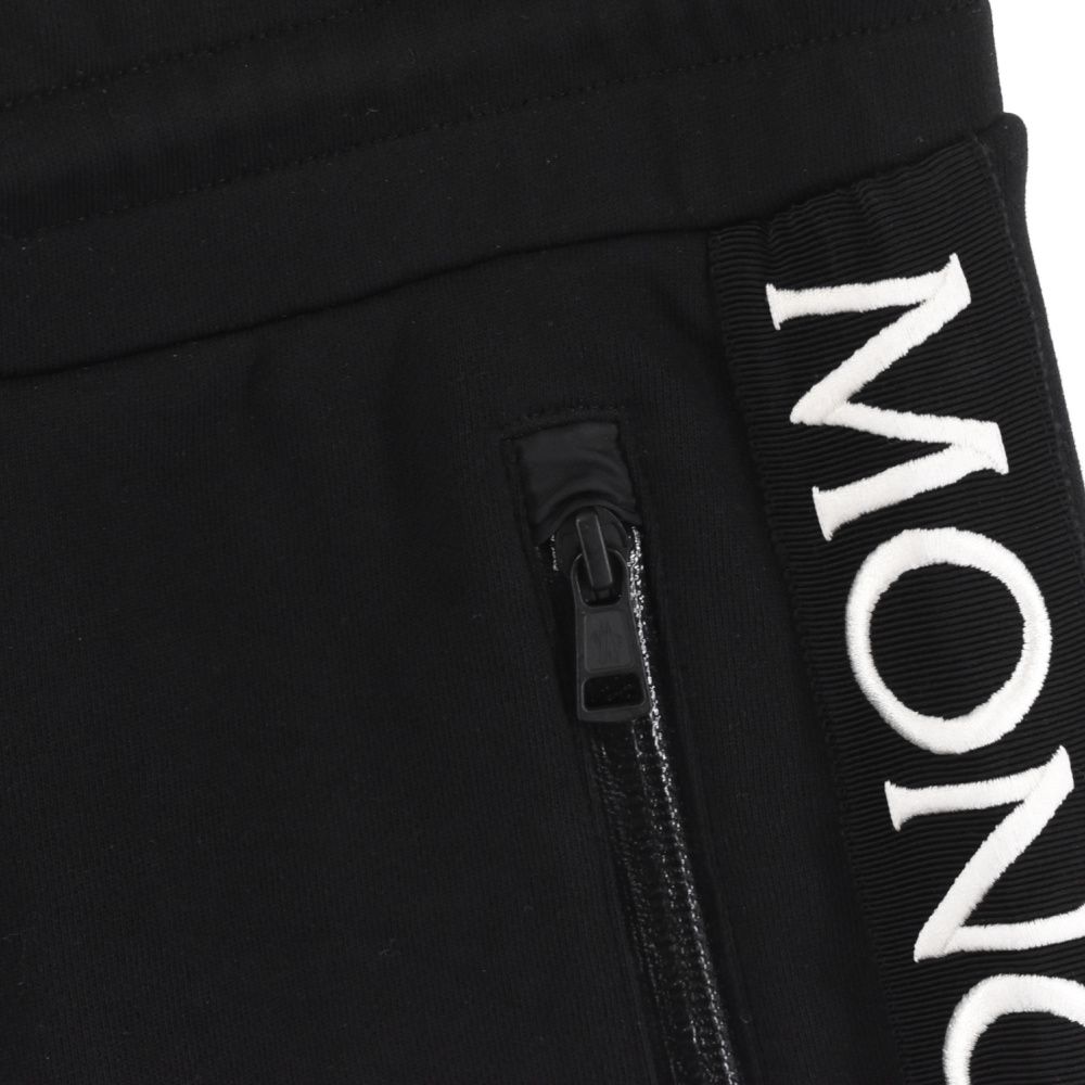 MONCLER (モンクレール) パンタロン サイドロゴ刺繍スウェット