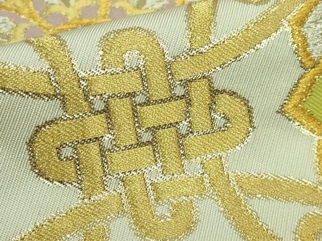 平和屋着物□極上 西陣 川島織物 六通柄 本袋帯 唐織 正倉院花文 金