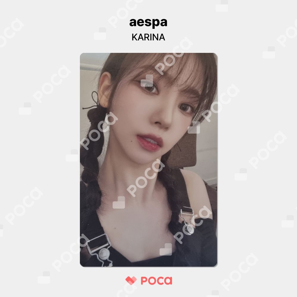 aespa カリナ トレカ COME TO MY ILLUSION RANDOM TRADING CARD