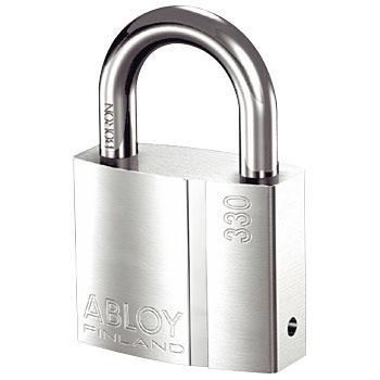 南京錠 PL330N-25 PADLOCK クロームメッキ ABLOY アブロイ 施設 現場 セキュリティ 防犯 カギ 鍵