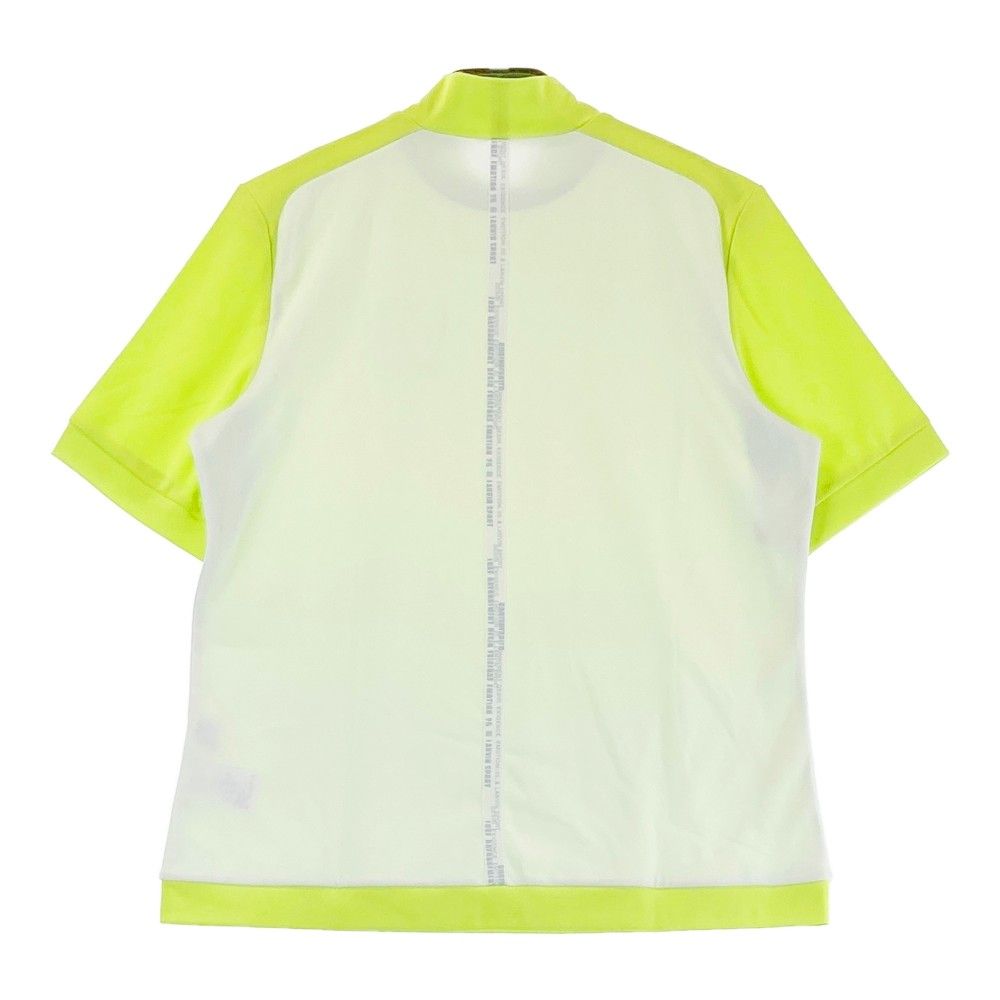 美品 ランバンスポール 撥水 ストレッチブルゾン イエロー サイズ38 LANVIN SPORT セール 公式 ランバン スポール フルオープンブルゾン