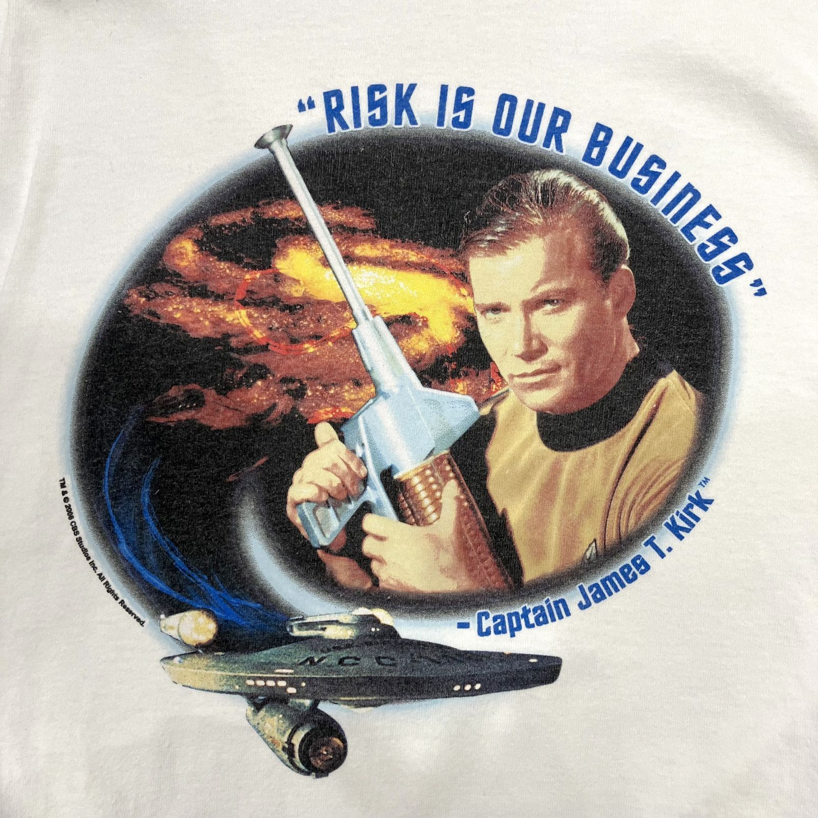 STAR TREK スタートレック ?2006 captain James T.Kirk Tシャツ PORT 