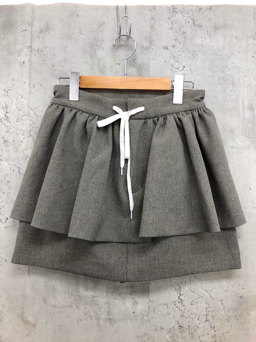 美品 THE TOE ザトゥー BRIXTON TRACK SKIRT レイヤード