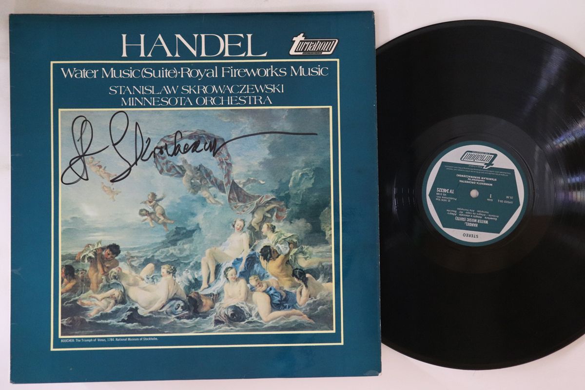 英LP Stanislaw Skrowaczewski Handel: Water Music Suite /  Fireworks Music TV34632S TURNABOUT /00260 英LP Stanislaw Skrowaczewski Handel: Water Music Suite