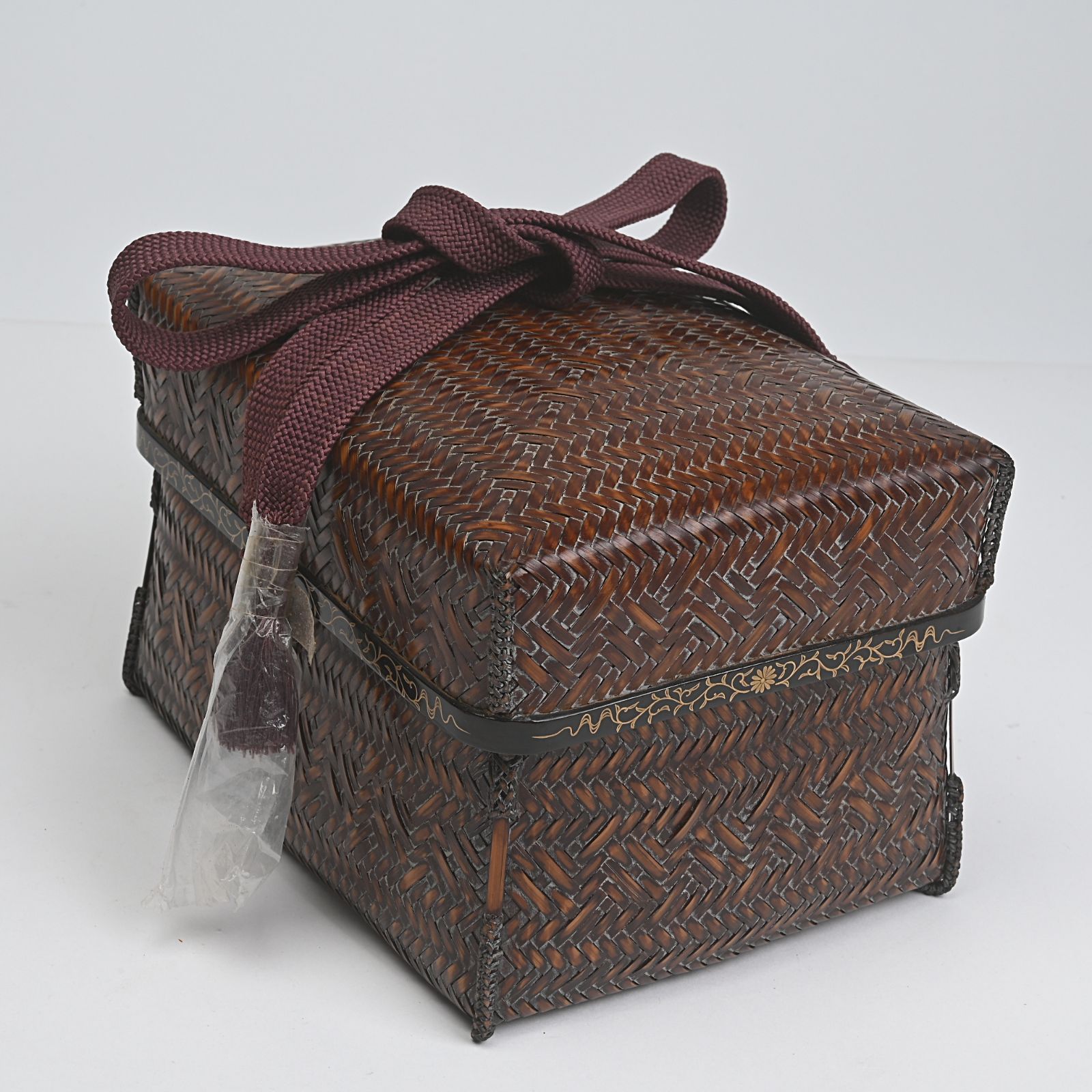 茶籠 御所籠 茶道具セット 振出 茶筅筒 茶入 茶巾箱 茶杓 帛紗 仕覆