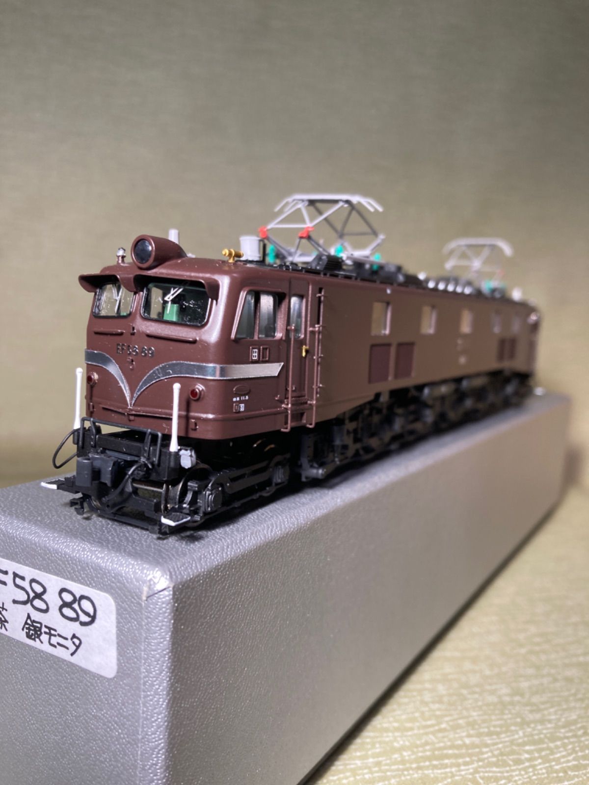 クリスマス特集2024 16番特製品 89復活茶色、銀モニタ EF58 鉄道