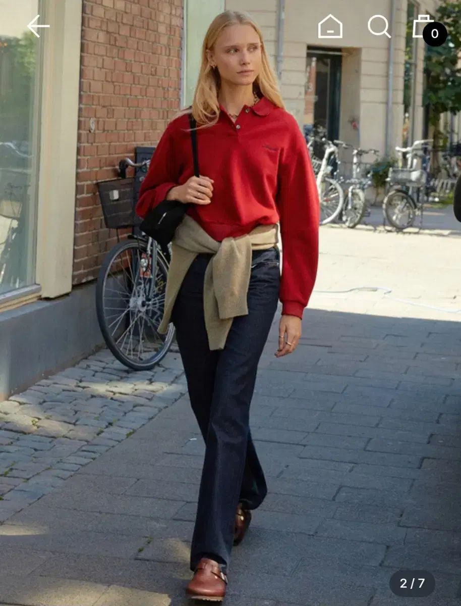 ANDYOU アンドユー ボリューム スリーブ ピケ シャツ