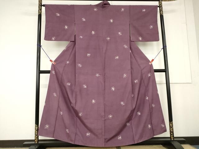 平和屋着物○上質な紬 花間道 正絹 逸品 未使用 AAAW5251br