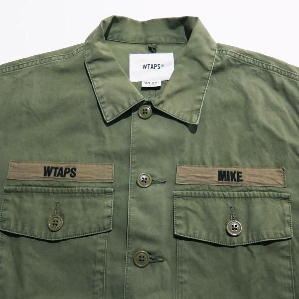 WTAPS ダブルタップス 18SS BUDS LS 02/SHIRT.COTTON.GABADINE 181WVDT