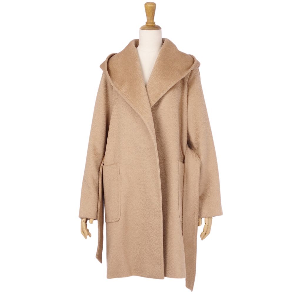 未使用 マックスマーラ Max Mara コート 白タグ ピュアキャメル RIALTO  