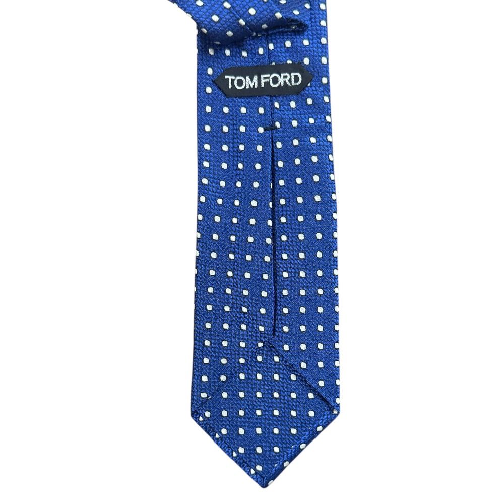 美品 TOM FORD トムフォード ドット柄 シルク100％ ネクタイ