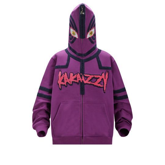 KaKazzy】猗窩座 アカザ フルジップ パーカー 男女着用可 ユニ KaKazzy】猗窩座 アカザ フルジップ パーカー 男女着用可 ユニ