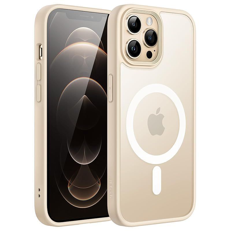 AnqrpiPhone16ケース[Magsafe対応]マグネット搭載マグセーフ充電対応半透明マット感耐衝撃米軍MIL規格指紋防止ストラップホール付きスマホケースアイフォン16カバー6.1インチパープル