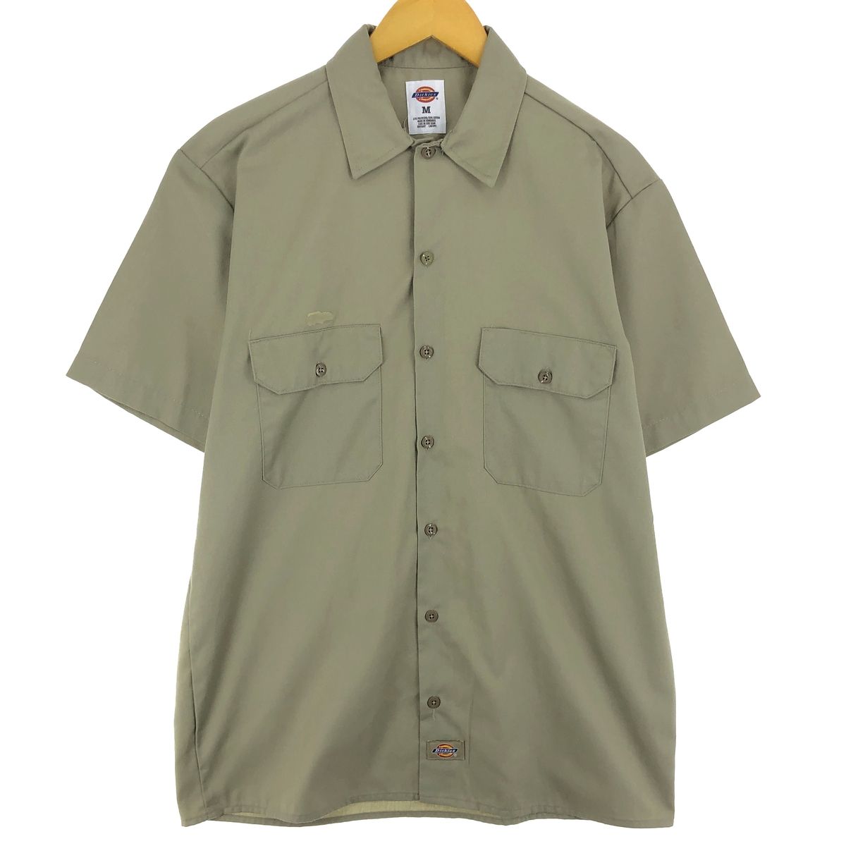 古着 ディッキーズ Dickies 半袖 ワークシャツ メンズM/eaa446540