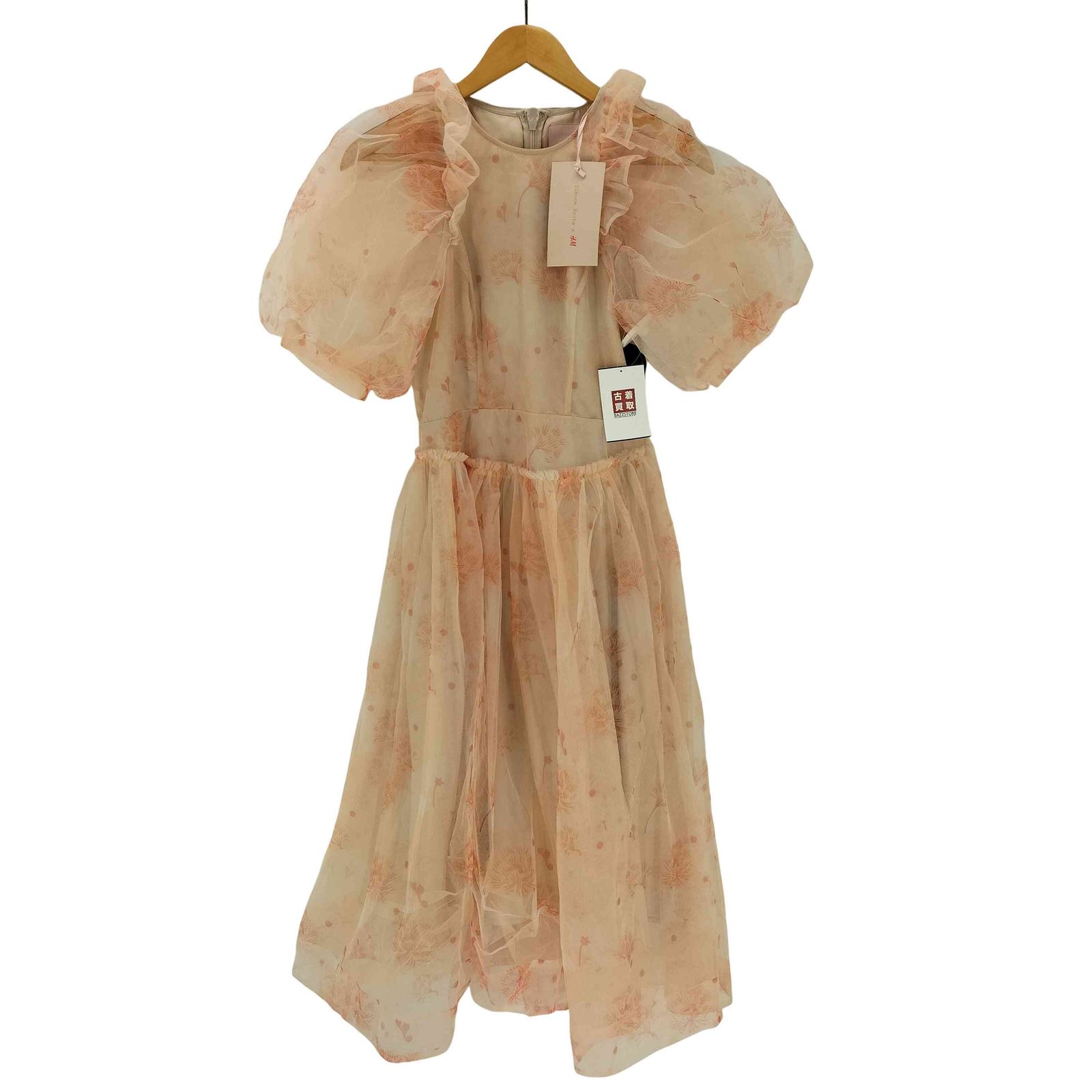 Simone Rocha - 【美品】  Simone Rocha / シモーネロシャ | パフスリーブ S/Sブラウス カットソー | XS | ブラック | レディース 美品】 Simone Rocha / シモーネロシャ | パフスリーブ S/S