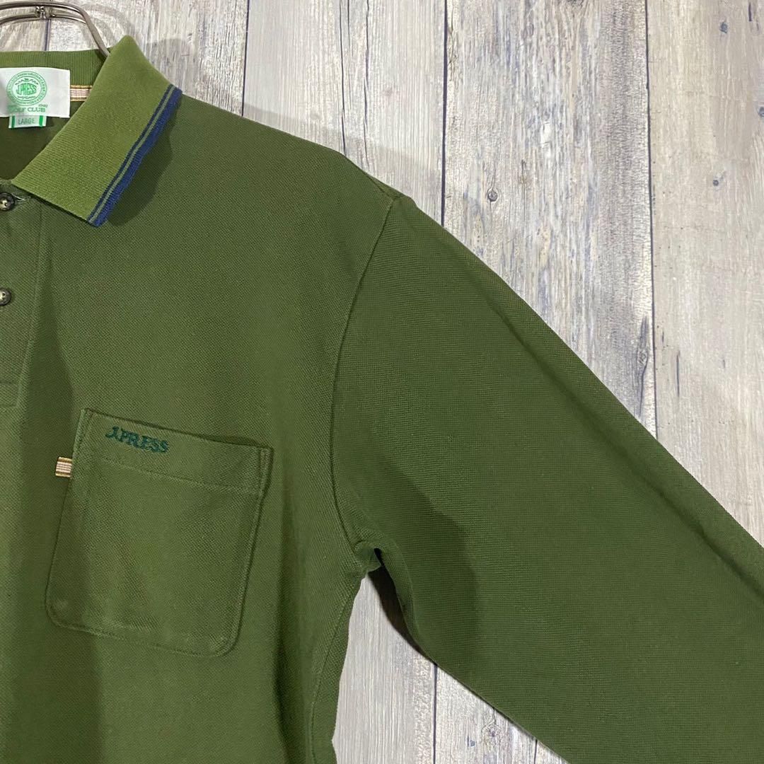 J.PRESS GOLF CLUB ジェイプレス ゴルフクラブ 長袖 ポロシャツ - メルカリ