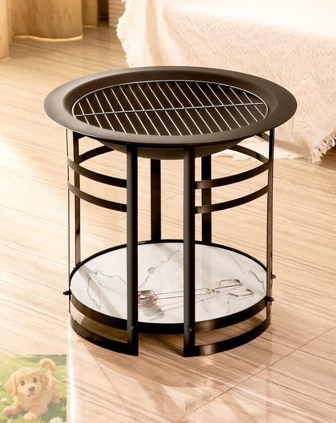 新入荷ファイヤーピット 室内暖房 焚火台 カーボン火鉢 薪暖炉 薪ストーブ 自宅 家庭用 BBQ 調理 焼肉 囲炉裏 キャンプ用コンロ 大きい