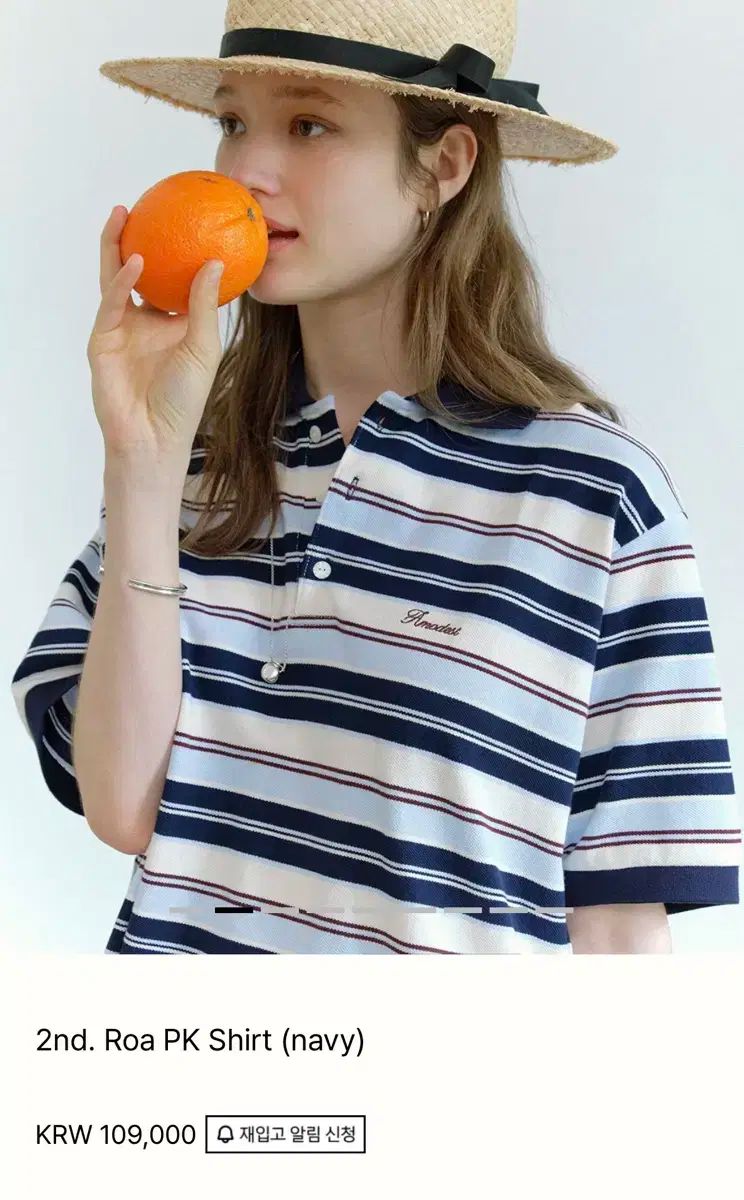 modestmood ロア PK T ネイビー