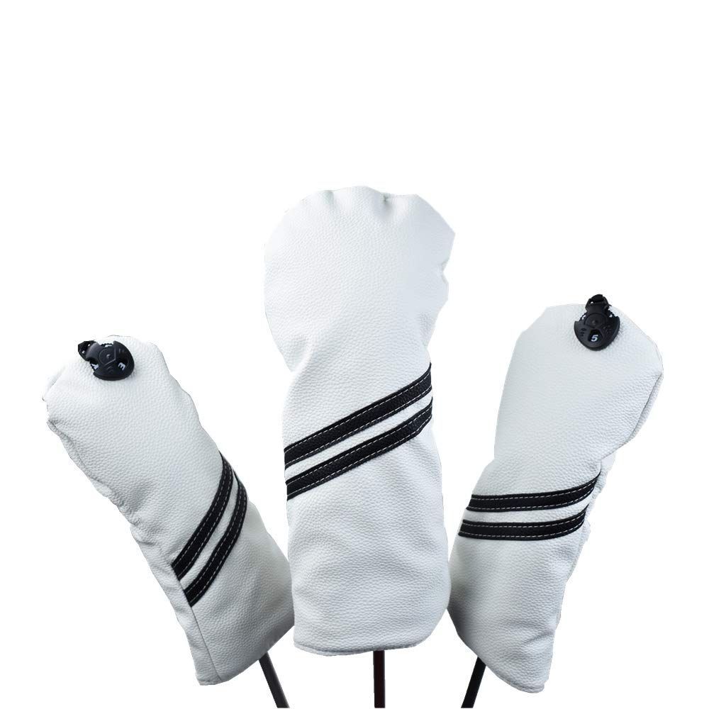 【新着商品】ゴルフクラブヘッドカバー、1、3、5の番号が付いた特大のドライバーに適合し、フェアウェイヘッドカバーは460ccのドライバーに適合
