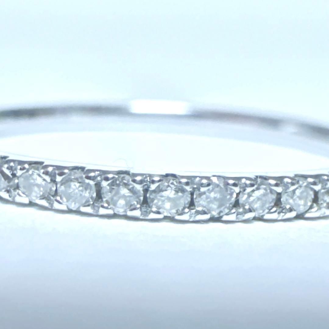 SCARABE スカラベ K10WG ダイヤモンド ウェーブ リング 6号 極美品 SCARABE スカラベ 指輪 リング K10 ダイヤモンド0.08ct - メルカリ