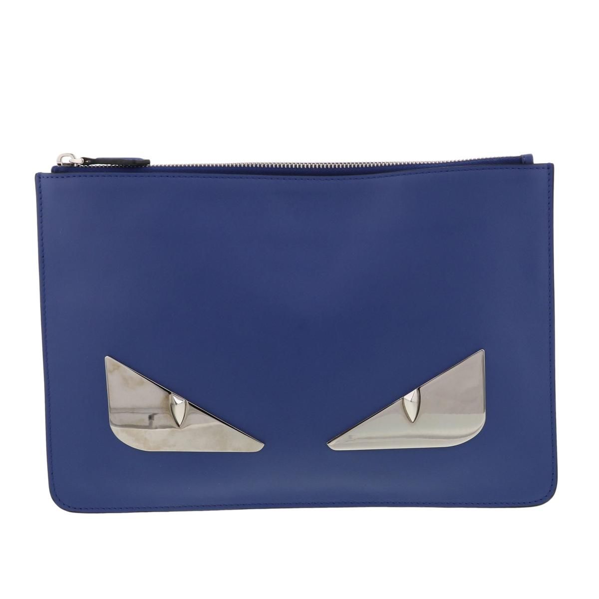 中古】 FENDI （フェンディ） ﾓﾝｽﾀｰ ｸﾗｯﾁﾊﾞｯｸﾞ バッグ セカンドバッグ