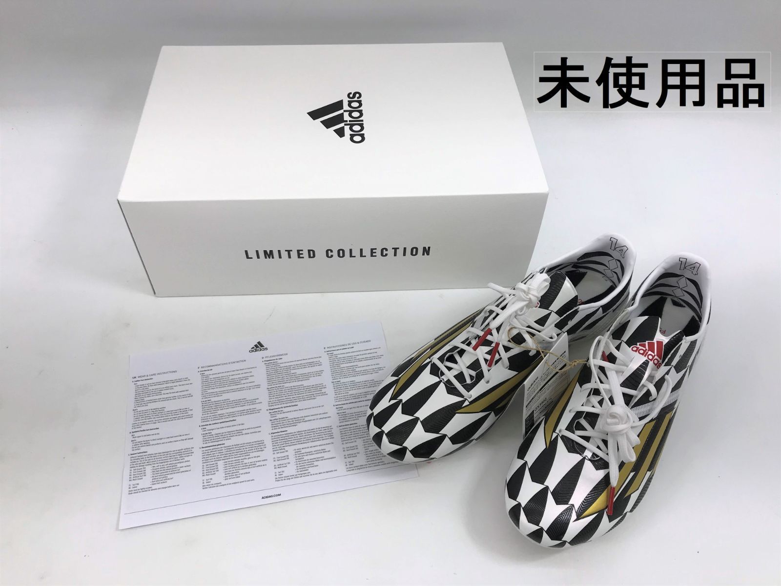 アディダス F50 アディゼロ4 レザーFG 27cm アディダス F50アディゼロ4