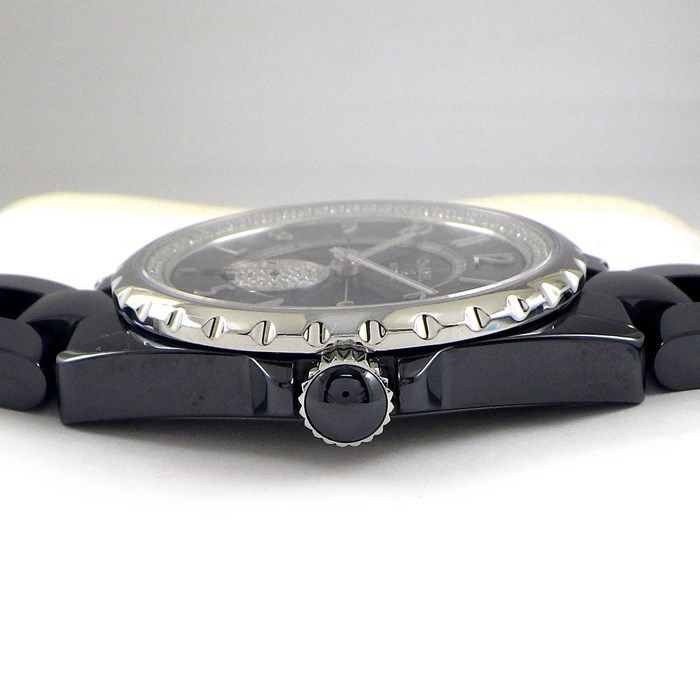 シャネル CHANEL 腕時計 J12-365 H3840 サークル パヴェ ダイヤ