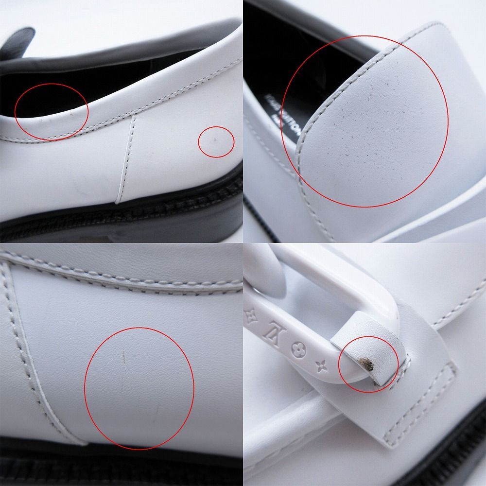 LOUIS VUITTON ルイヴィトン チェーン アカデミーローファー