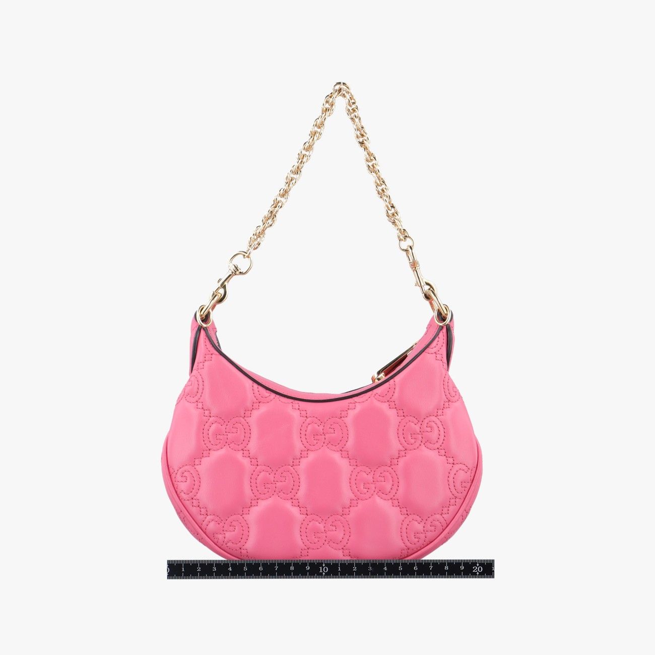 グッチGucciGGマトラッセ ミニピンクレザー739736D040390682