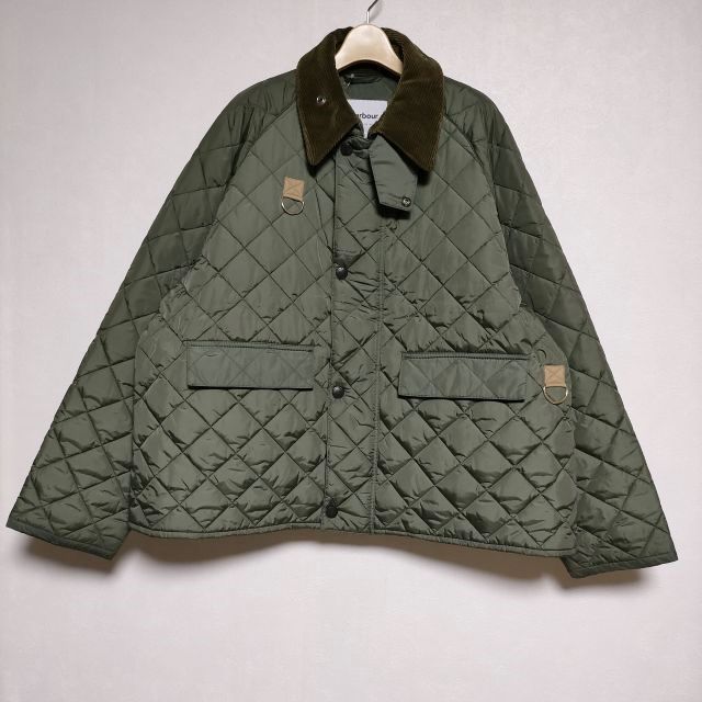 送料無料，お買い得 Barbour/JOURNAL STANDARD relume 別注 SPEY JACKET キルティング ナイロン 中綿 スペイ ジャケット カーキ メンズ バブアー/ジャーナルスタンダードレリューム【中古】4-0902A∞ その他