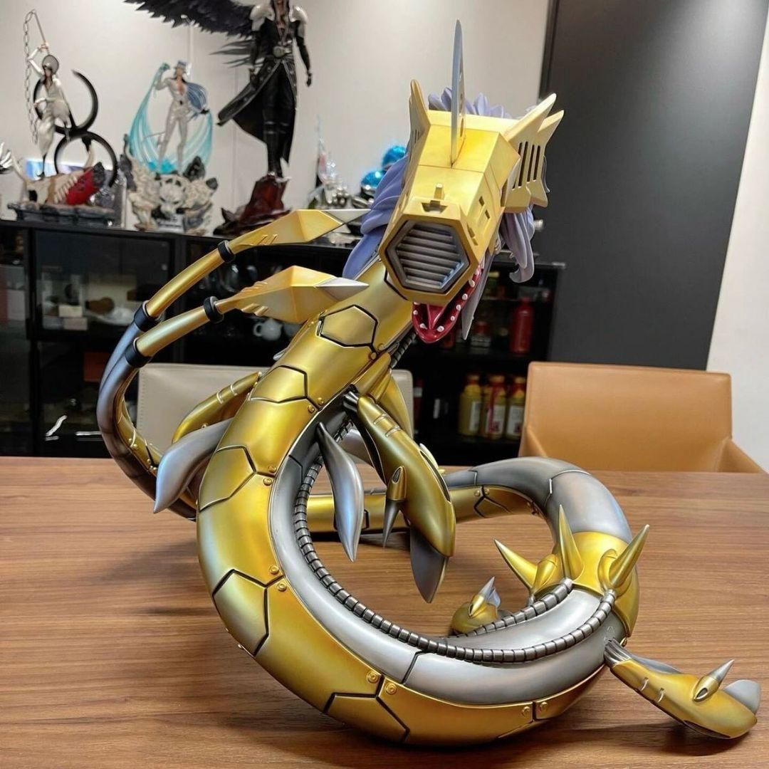 【外箱なしの特価】デジモン メタルシードラモン フィギュア デジモンアドベン PVC製 フィギュア ガレージキット メタル