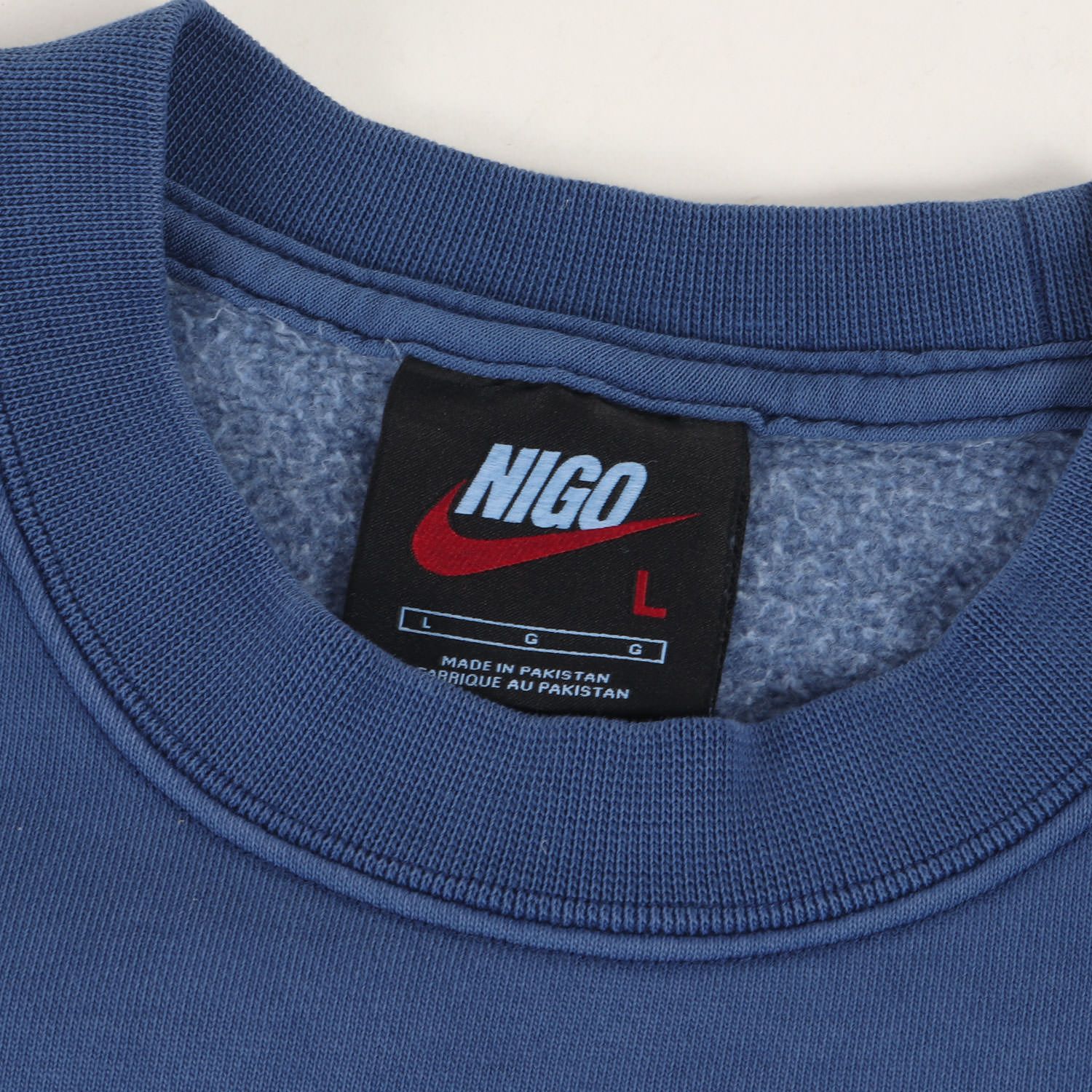 Nike NIGO コラボ トレーナー ネイビーL