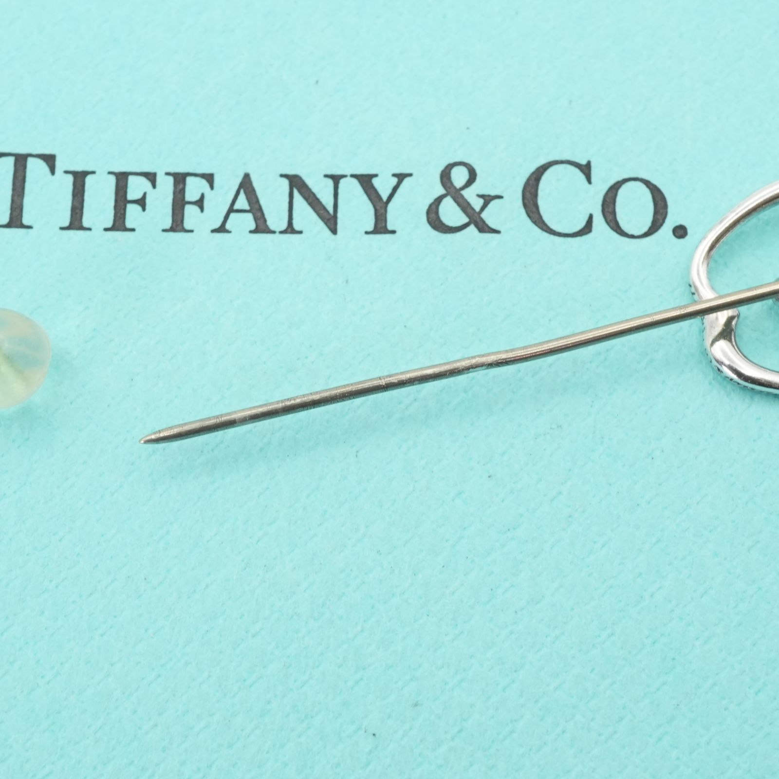 TIFFANY ティファニー オープンアップル ピンブローチ プローチ 刻印