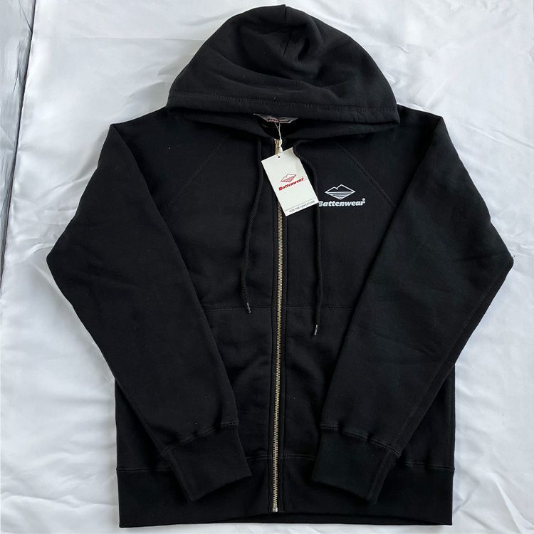 バテンウェア Battenwear フーディー TEAM REACH-UP ZIP HOODY M 