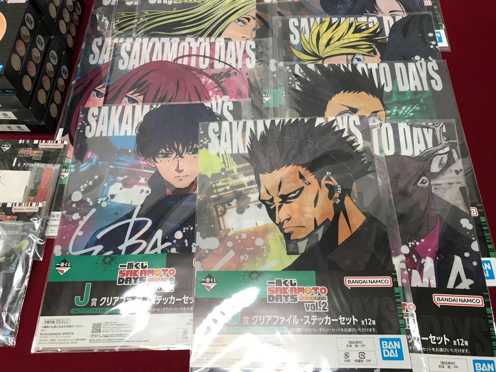 SAKAMOTO DAYS 一番くじ E賞クッション H賞 絵皿 I賞 アクリル
