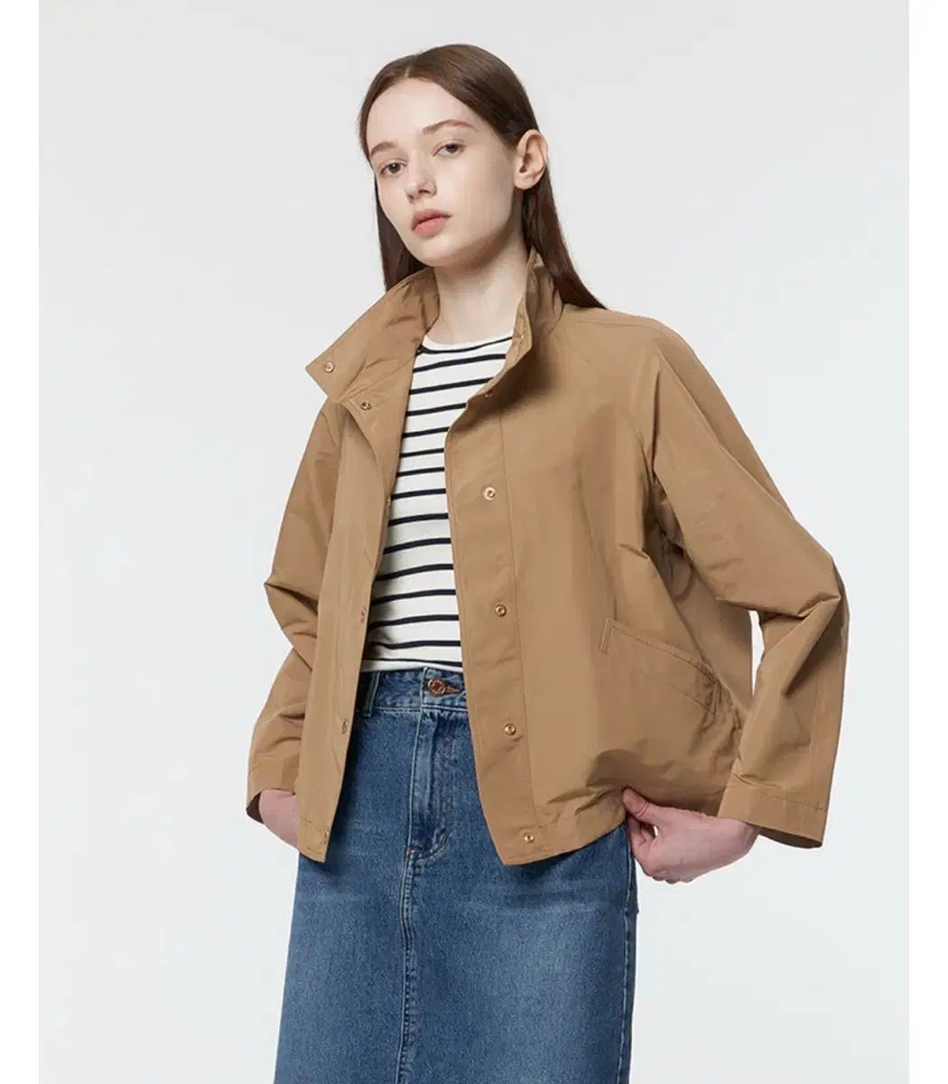 ヘジス 23年 シャカシャカ素材 ジャケット アウター マウンテンパーカー サファリ トレンチコート オールド マネー ルック TIME MINE