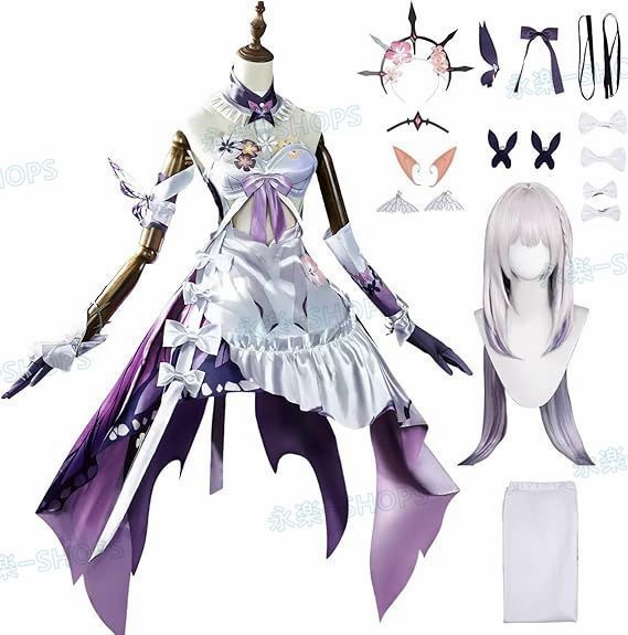 崩壊 スターレイル キャストリス コスプレ衣装セット ウィッグ追加 髪飾りセット イヤリング付き 全小物付き スターレイル コスプレ コスチューム ステージ服 人気ゲーム 撮影 cosplay