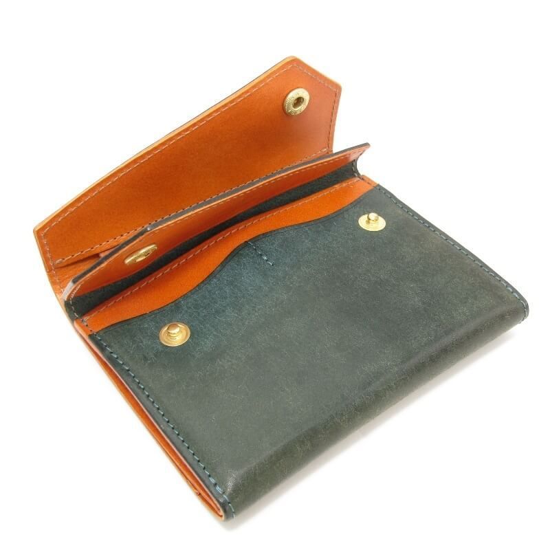 ビアベリー 短い長財布 Coupe クーペ ダブルフラップ ネックウォレット プエブロペトローリオ