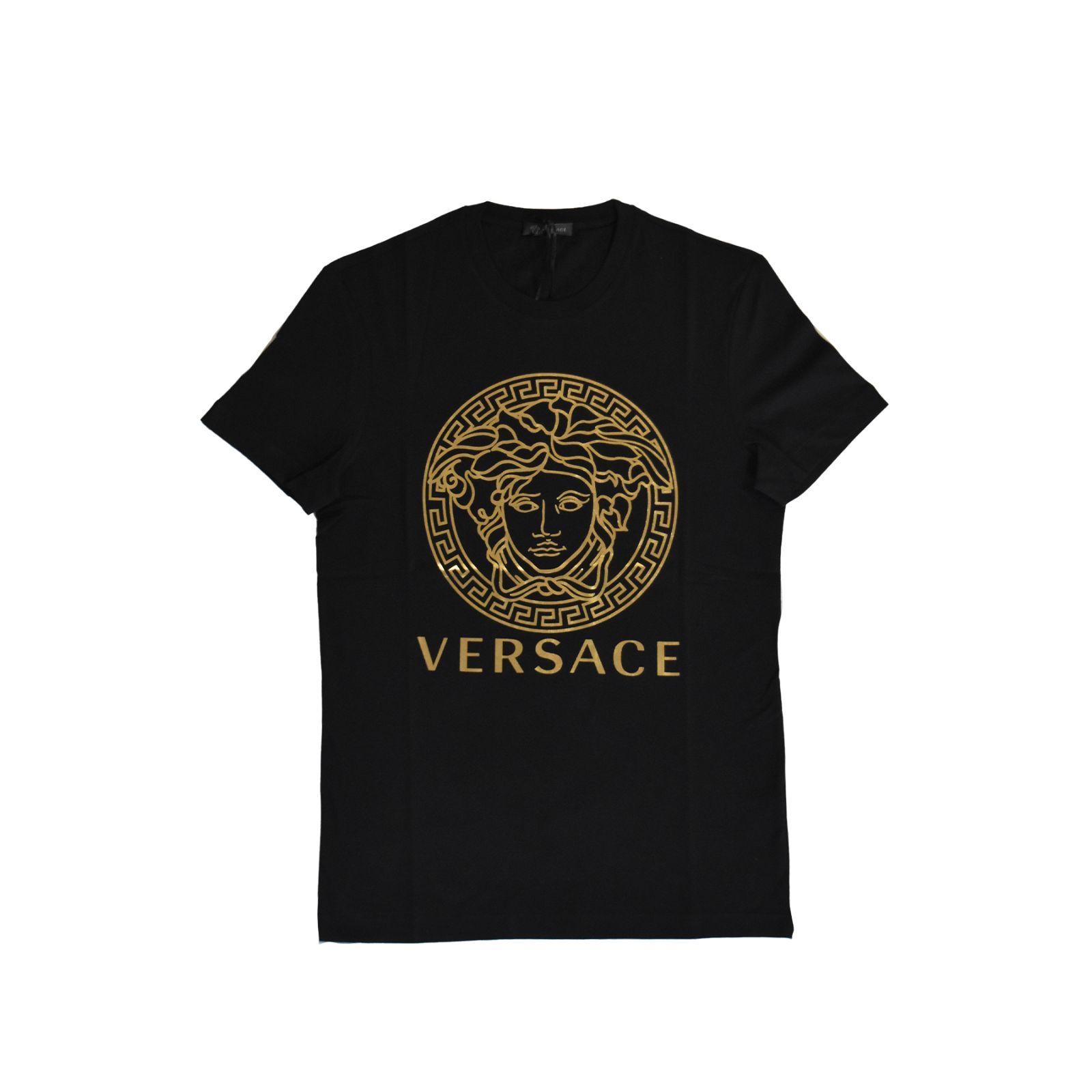 VERSACE フロントメデューサ Tシャツ 半袖 ヴェルサーチ 黒 新品/未使用 A89497S