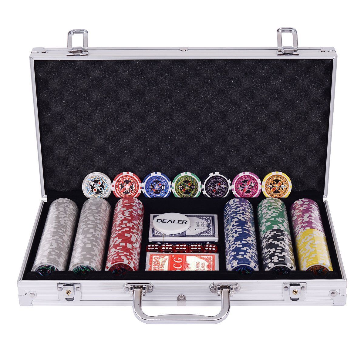 ポーカーチップ　300枚　5色セット