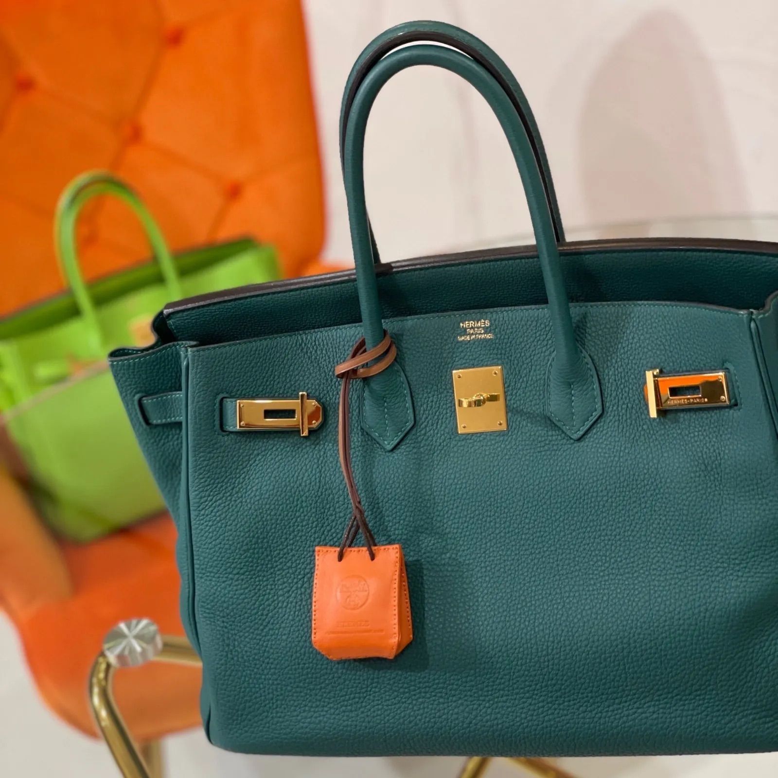 エルメス サック 割引 オランジュ フー×ゴールド HERMES バッグ エルメス サック 割引 オランジュ フー×ゴールド HERMES バッグ